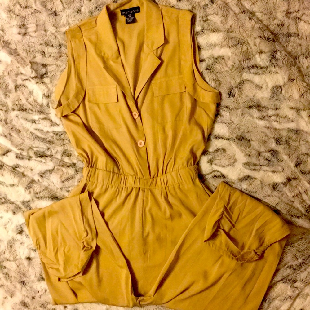 Tan Jumpsuit